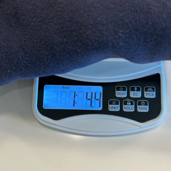 Vintage Polo Ralph Lauren 1/4 zip knit pullover Navy XL - Picture 6 of 6